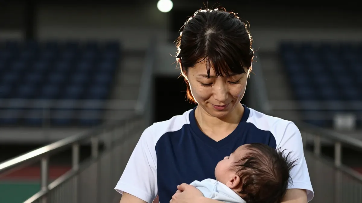 Model Wife of Japan International Ueda Kiyoshi Shares Daughter’s First Photo