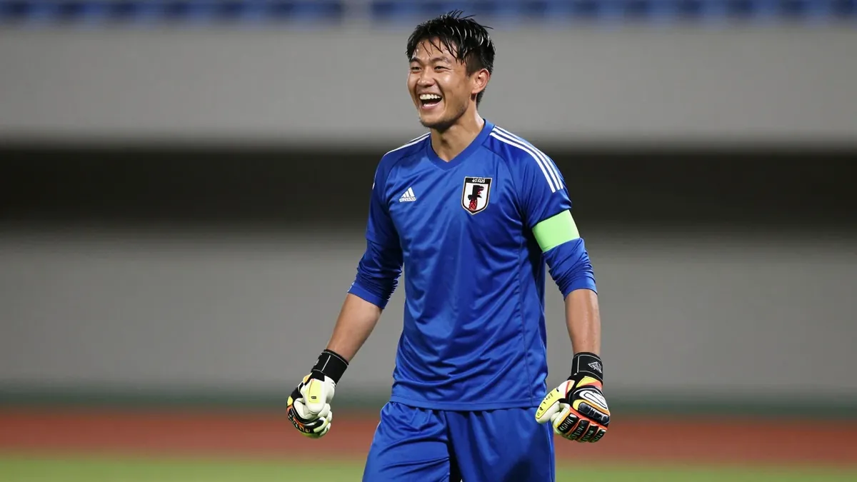 サッカー日本代表の森保監督、ゴールキーパー鈴木のイギリスプロサッカー1部リーグ移籍に期待